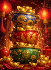 Jeu de casino Lucky8 : 3 China Pots